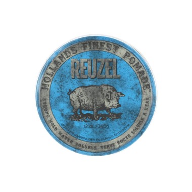 1 - Blue Pomade Strong Hold 340gr uso salone