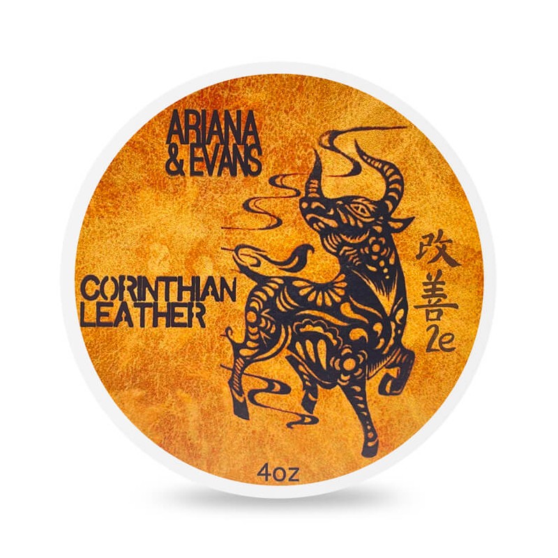 1 - Corinthian Leather Shaving Soap 118ml K2e