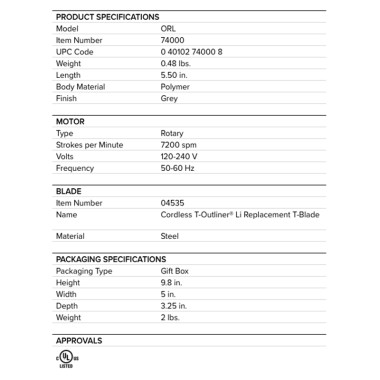 3 - Tagliacapelli T-Outliner Cordless
