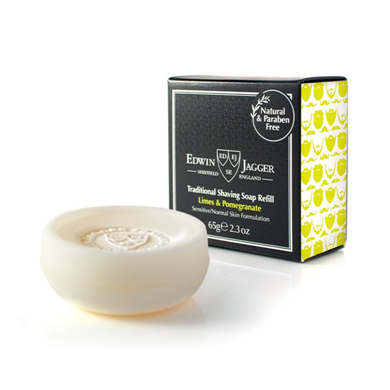 1 - Shaving Soap Refill Limes & Pomegranate