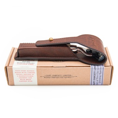1 - Razor with Leather Razor Case