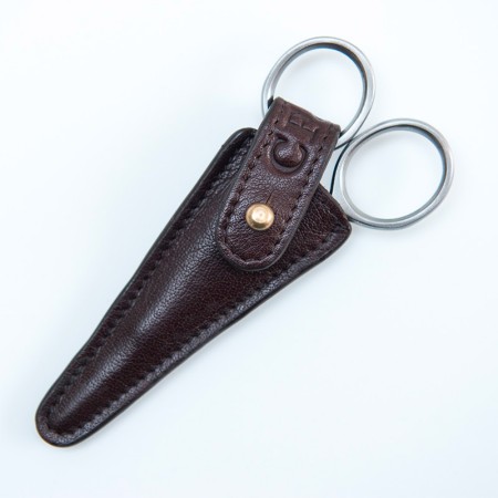 1 - Grooming Scissors with Leather Pouch