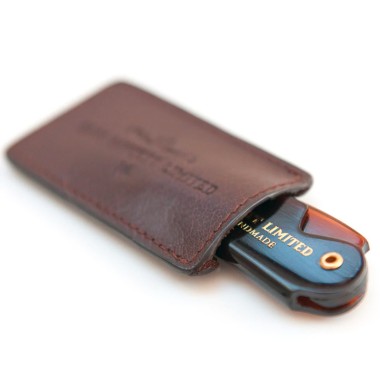 3 - Leather Case for Moustache Comb