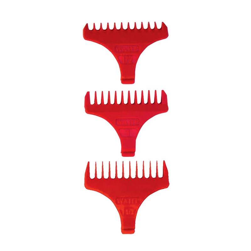 1 - Wahl Set rialzi 1,5/3/4,5mm red