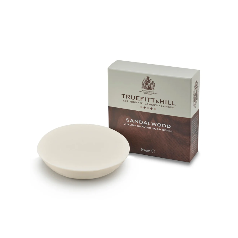 1 - SANDALWOOD LUXURY SHAVING SOAP REFILL 100GR - 01807